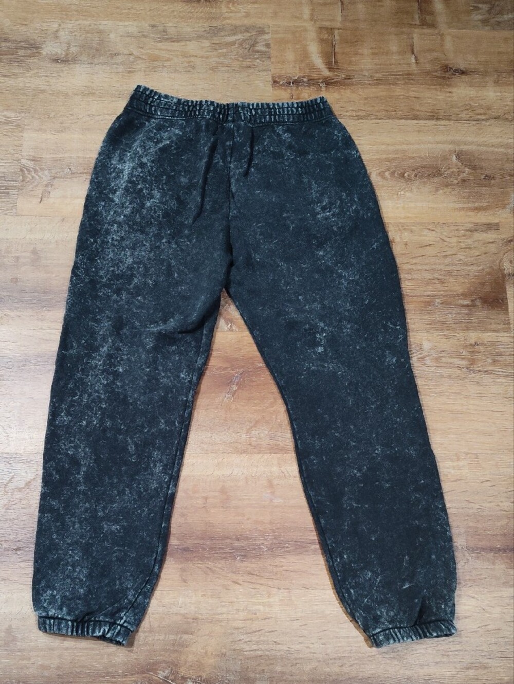 Nike Black Acid-Wash Women's Joggers with White Swoosh - Picture 5 of 6